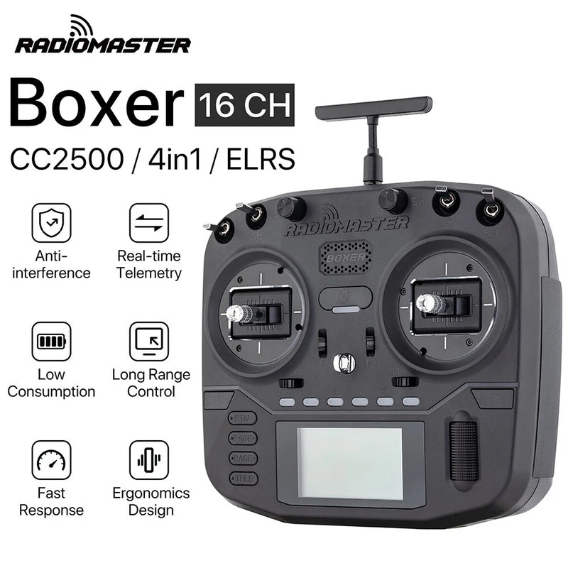 RadioMaster 16CH 2.4G Hall Gimbals Radio Transmitter CC2500 ELRS 4in1 for Drone