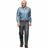 1/18 1/35 1/43 1/64 1/87 Walking Man Scene Props Figure Model For Car Vehicle