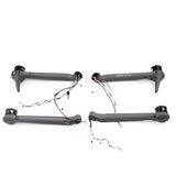 Plastic drone front arm motor accessories with wiring harness, set of 4