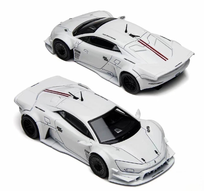 TimeMicro PSC Yangwang U9 White 1/64 Diecast Model Car Widebody