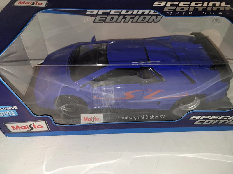 Lamborghini Diablo SV Speciale Special Edition Diecast Boxed 1:18 Model Car