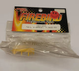 RC airplane tail V-brace replacement part in yellow plastic, Hobby Zone HBZ1055