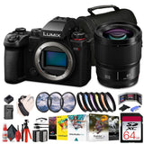 Panasonic Lumix S5 II Mirrorless Camera + Panasonic Lumix S 85mm Lens + 64GB