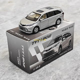 1:64 Scale Silver Sienna MPV - Masdi Sports Model Diecast Collectible