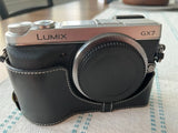 panasonic lumix g7 mirrorless camera, two lens, two battery and two chargers.