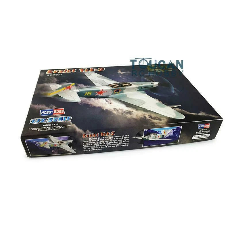 Trumpeter 1/72 Soviet Yak-3 Fighter Bomber Interceptor Plane Jet Model 80255