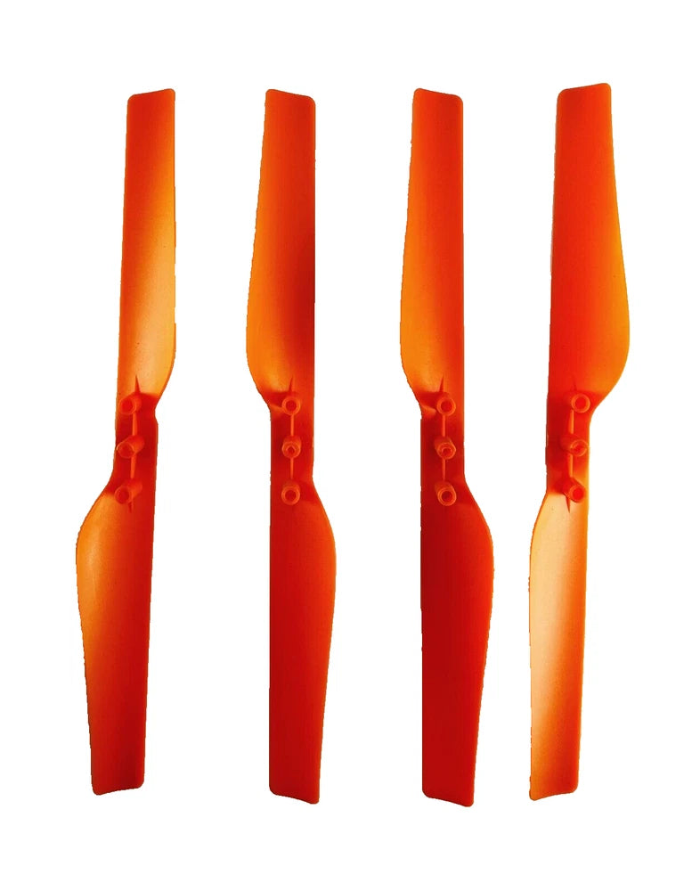 Quadcopter Stealth Propellers, Orange, 4-Pack