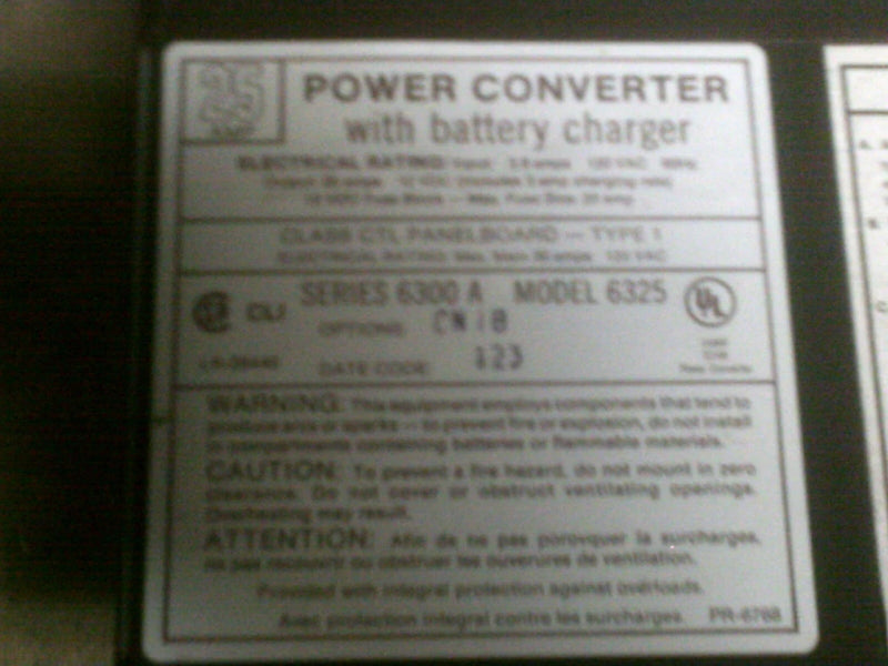 inverter 110v 25amp input to 12v /with charger