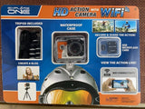 Explore One HD Action Camera WITH Wifi Waterproof Tripod 8GB Micro card - New