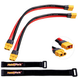 Hobbypark XT60 Male to Female Adapter Connectors Converter Plugs with 10AWG... Converter