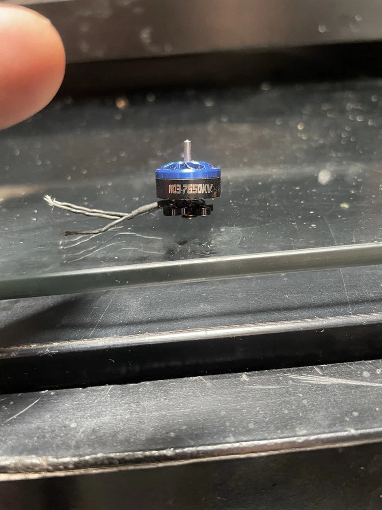 Brother hobby 1103 7650 drone racing motor with 3 wire leads, black PCB