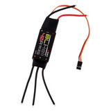 EAMX BLheli 40A ESC motor controller with black case and three wire leads