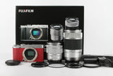 [Almost Unused] Fujifilm X-A1 Camera with XC 16-50mm / XC 50-230mm #53A