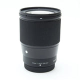 Sigma 16mm F/1.4 DC DN Contemporary (for Fujifilm X / APS-C) -Near Mint- #500