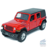 1:32 Jeep Wrangler Sahara Model Car Diecast Toy Vehicle Kids Gift Collection Red Battery