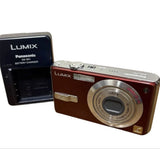 Panasonic LUMIX DMC-FX7 Red Compact Digital Camera, Vintage Retro Style, Used