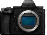 Panasonic LUMIX S5IIX Mirrorless Camera, 24.2MP Full Frame with Phase Hybrid
