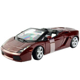 Maisto Lamborghini Gallardo Spyder Maroon Kids Model Diecast Toy Sports Car 1:18