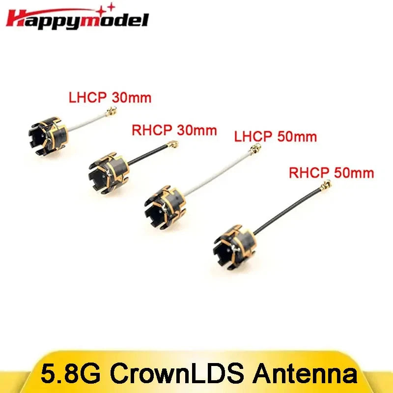 Happymodel 5.8G Crown LDS Antenna RHCP/LHCP for FPV Whoops Racing Drone