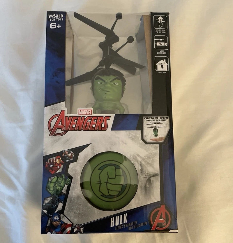 Incredible Hulk Marvel Avengers Motion Sensor Flying Helicopter Mini Drone