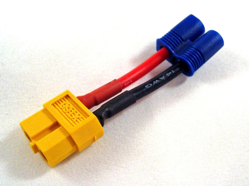 EC3 (M) to XT-60 (F) Charging Cable Lipo Battery Adapter Lithium Polymer B4
