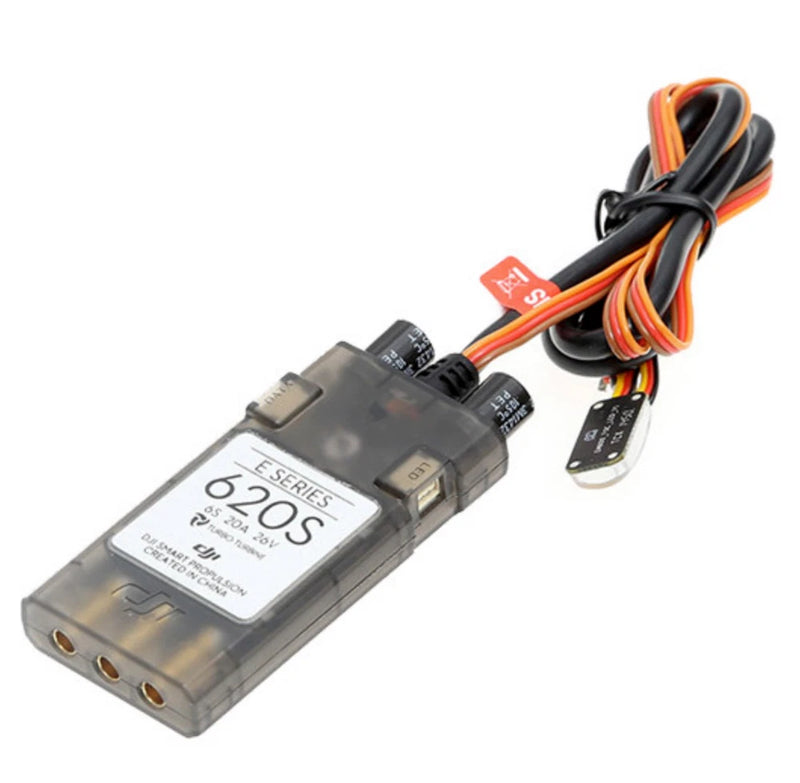 DJI E800 620S ESC motor controller with orange/black wiring harness