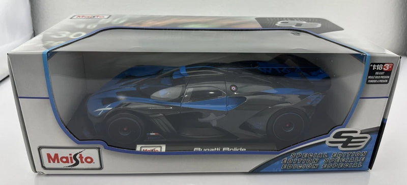Maisto "Bugatti Bolide" Blue 1:18 scale. Diecast Model Car. New