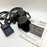 Panasonic Lumix DMC-FZ18 8.1MP Leica Lens Black Bridge Camera Tested and Working