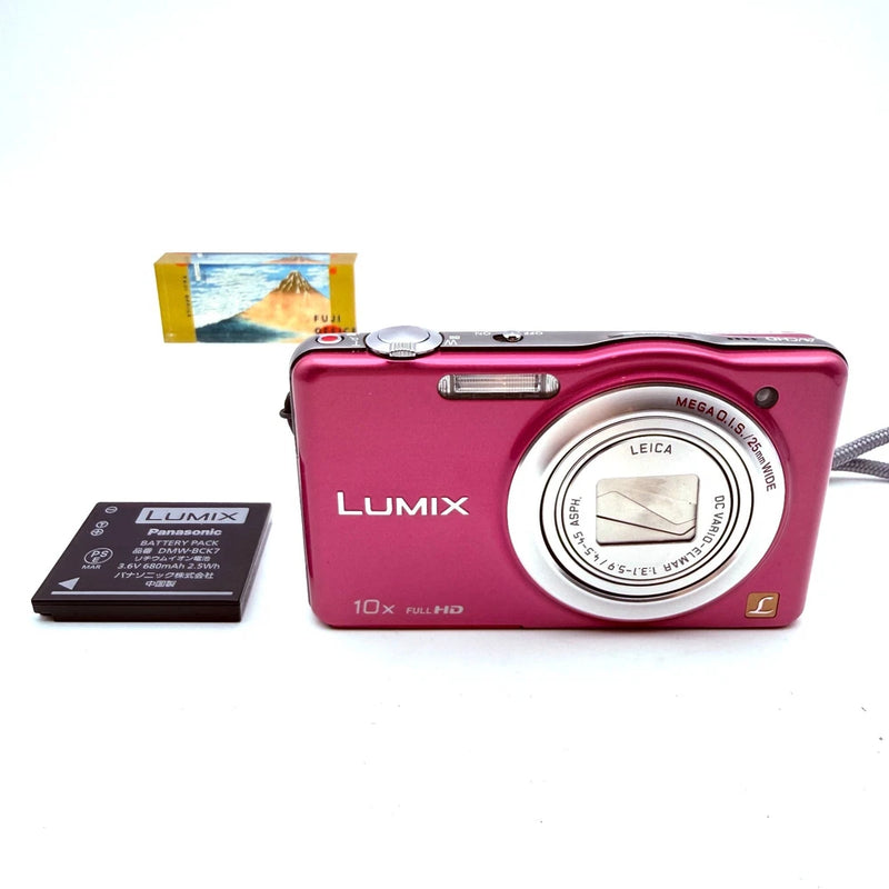 Panasonic LUMIX DMC-SZ7 Pink 10x Optical Zoom Full HD Camera Japan