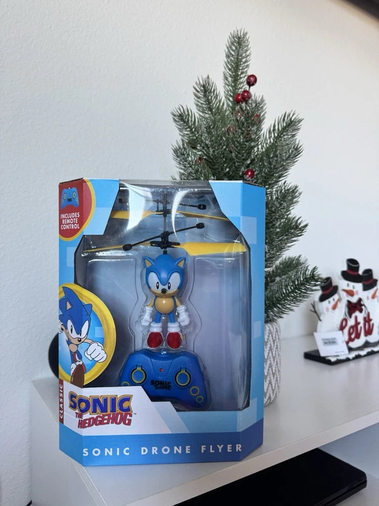 Sonic Hedgehog Hand Sensor Control HELI-DRONE FLYER & Remote Control Christmas