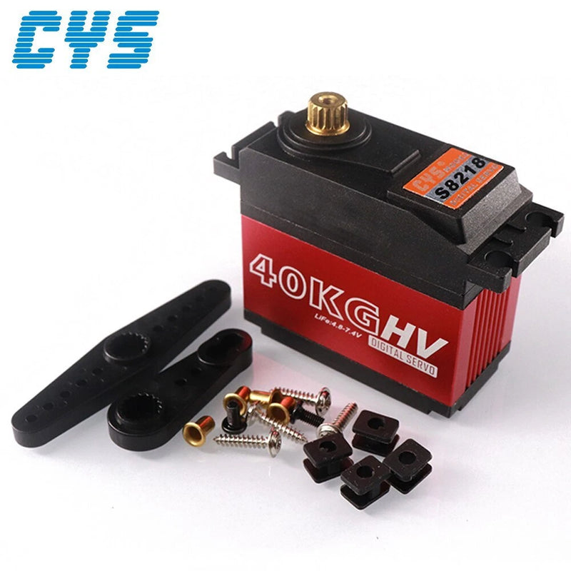 6.0-7.4V 40kg HV Metal Gear Digital Servo Compatible With Futaba For 1:5 RC Car