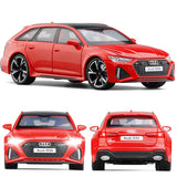 1:32 Audi RS6 Model Toy Car Diecast Wagon Toy Vehicle Toys for Boys Gifts Red