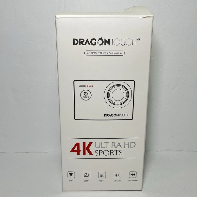 Dragon Touch Action Camera Vision 4 Lite - 4K HD Sports - CIB