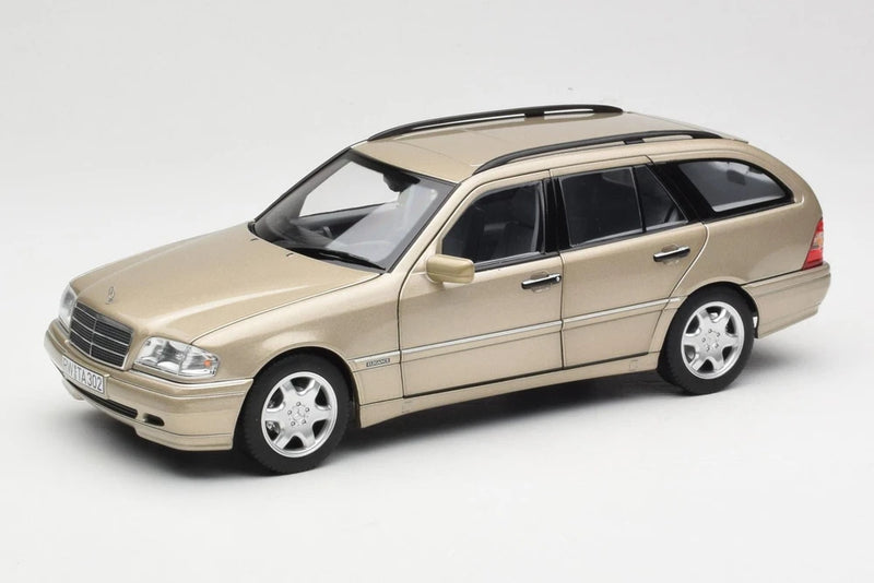 183388 Mercedes C-Class T-Model W202 Smoke Silver Norev 1/18