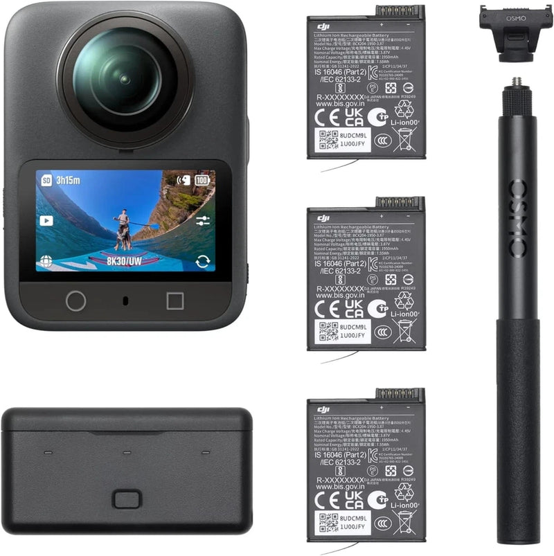 DJI Osmo 360 Adventure Combo 8K Action Camera | EXCELLENT