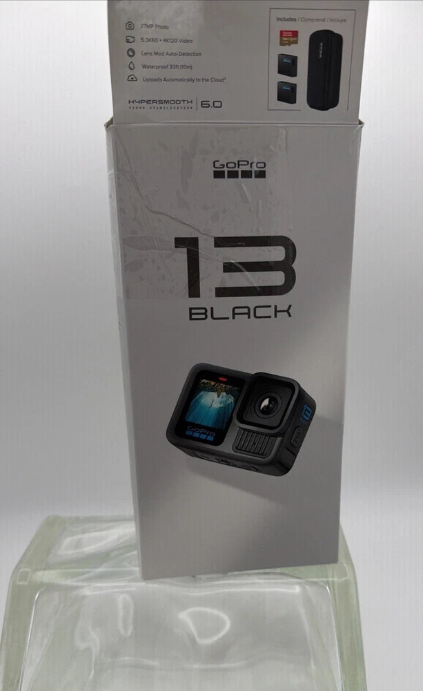 GoPro HERO11 action camera in black retail box