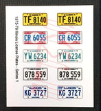 1975 - 1979 ILLINOIS miniature LICENSE PLATES for 1/25 scale MODEL CARS¡ªPLS READ
