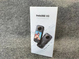 INSTA360 Insta360 X3 action camera retail box with camera images