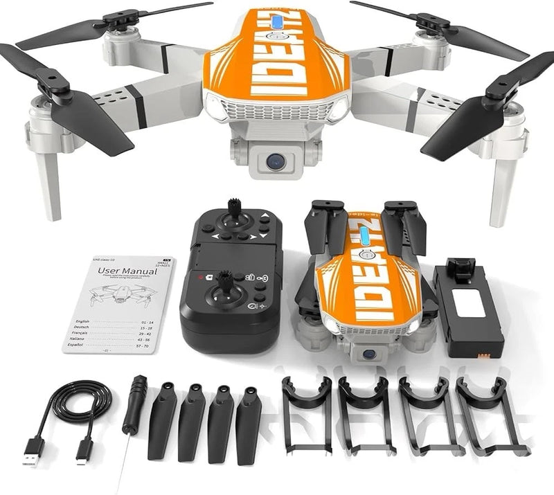 LE-IDEA Mini Drone with Camera 1080P, IDEA12 FPV Foldable Drone, One-key Takeoff