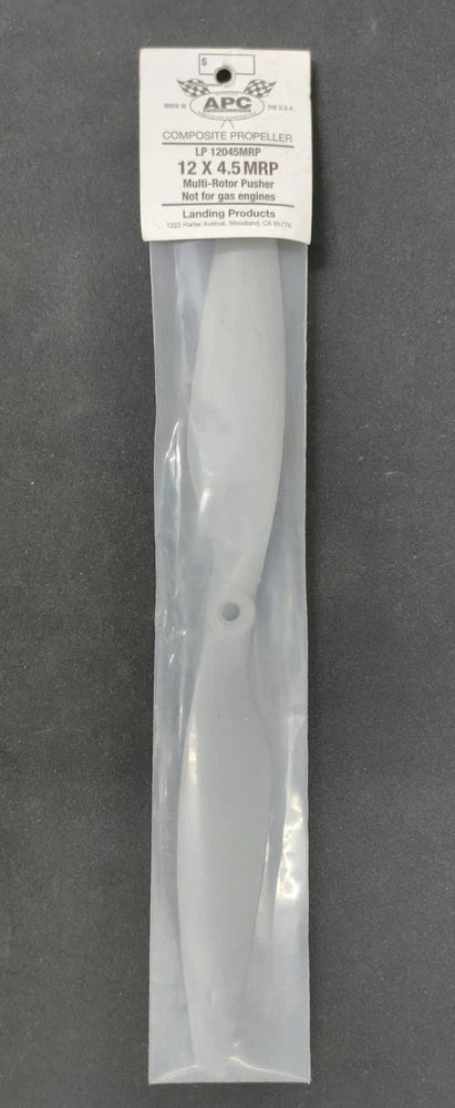 APC Composite Propeller LP 12x4.5MRP Multi-Rotor Pusher, Not for gas engines