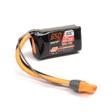 Spektrum 11.1V 650mAh 3S 50C Smart G2 Trail Pro LiPo Battery: IC2 SPMX-1051 Battery