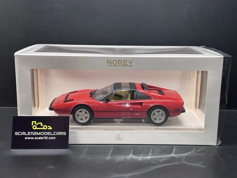 MAGNUM PI FERRARI 308 GTS - 1/18 SCALE DIECAST MODEL CAR  BY NOREV
