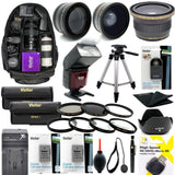 Nikon D3500 GIANT  DSLR CAMERA FULL 55MM  HD ACCESSORY KIT LENSES FLASH BACKPACK
