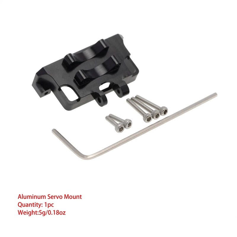 MEUS Racing 1/24 Aluminum Alloy Servo Mount Bracket For Axial SCX24 90081 RC Car