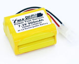 AA 7.2V 900mAh Battery for Model plane toys Racing car Exit LED light 6SX Battery