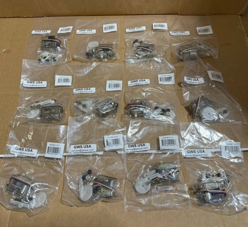 Lot Of 12 New GWS PARK Servo Park with Futuba Plug For RC Planes/ Cars