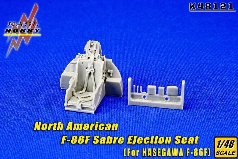 1/48 ejection seat upgrade kit: gray resin F-86F seat and small mounting parts