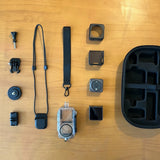 DJI Action 2 Dual-Screen Full Set - Mint Condition - Cases, Lanyard, Mount, etc.