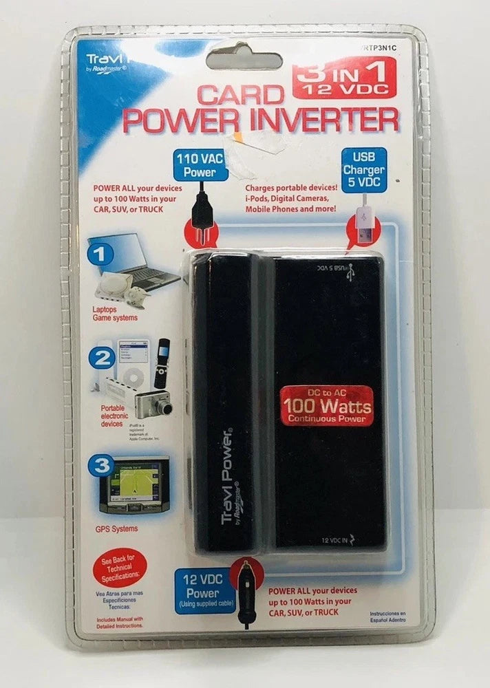 Travi Power Card Power Inverter 3 In 1