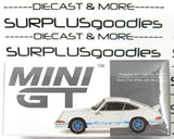 2025 Mini-GT Overseas Edition: White PORSCHE 911 CARRERA RS 2.7 Item #MGT00715-L